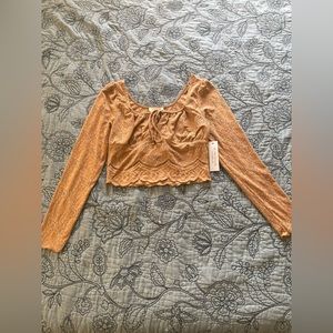 Kirious Los Angelous Laser Lace Crop Top